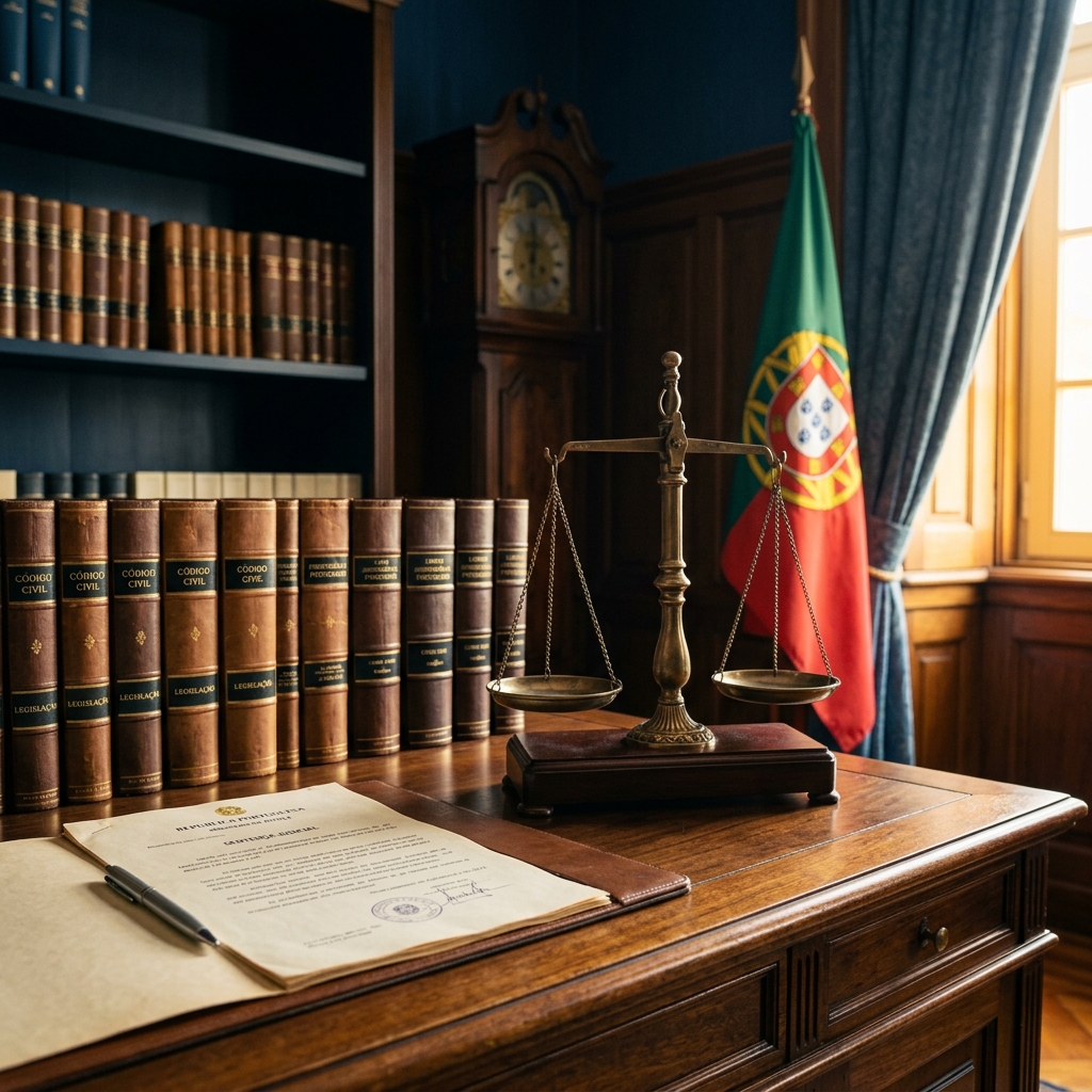 Símbolo da Justiça e da Legislação Portuguesa